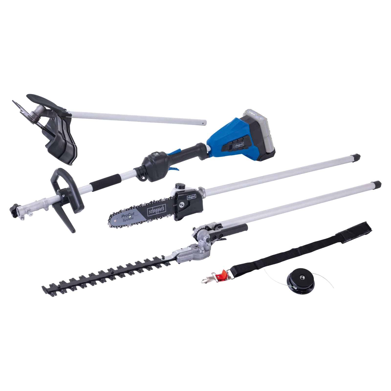 Orilladora Multifuncional 40V - Scheppach - Vista uso