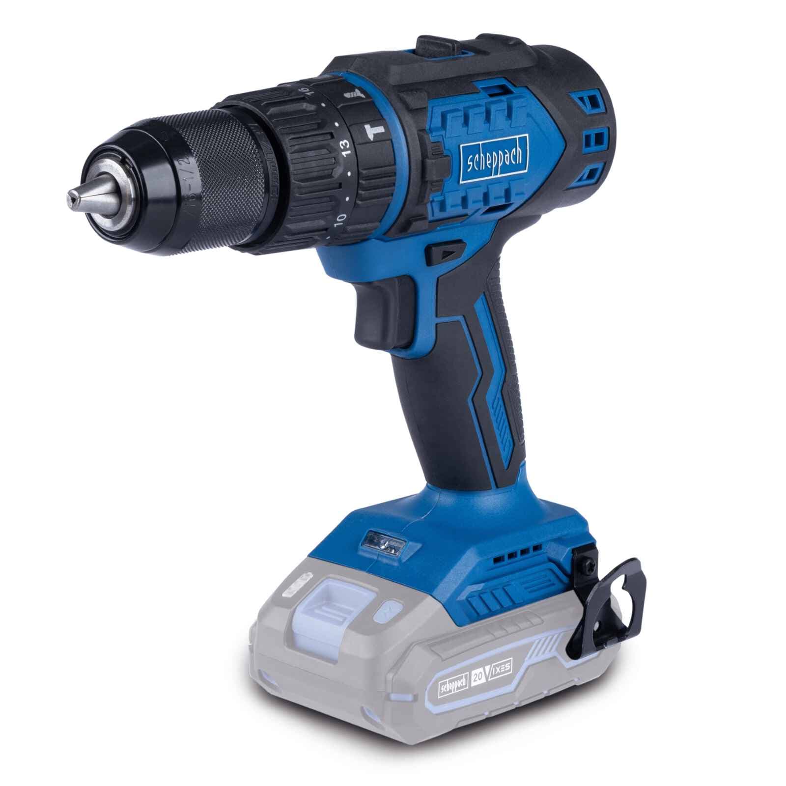 Taladro Percutor Inalámbrico 20V Brushless Scheppach - Vista detalle