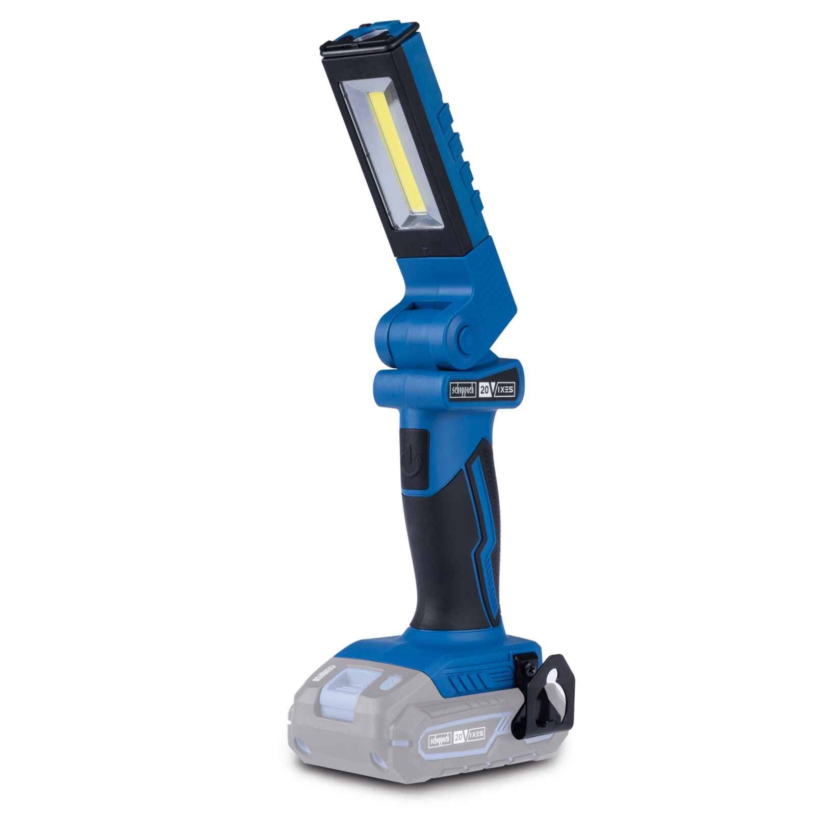 Linterna Led 20V | 300Lm | Ajustable | Doble Función | - Scheppach - Vista detalle