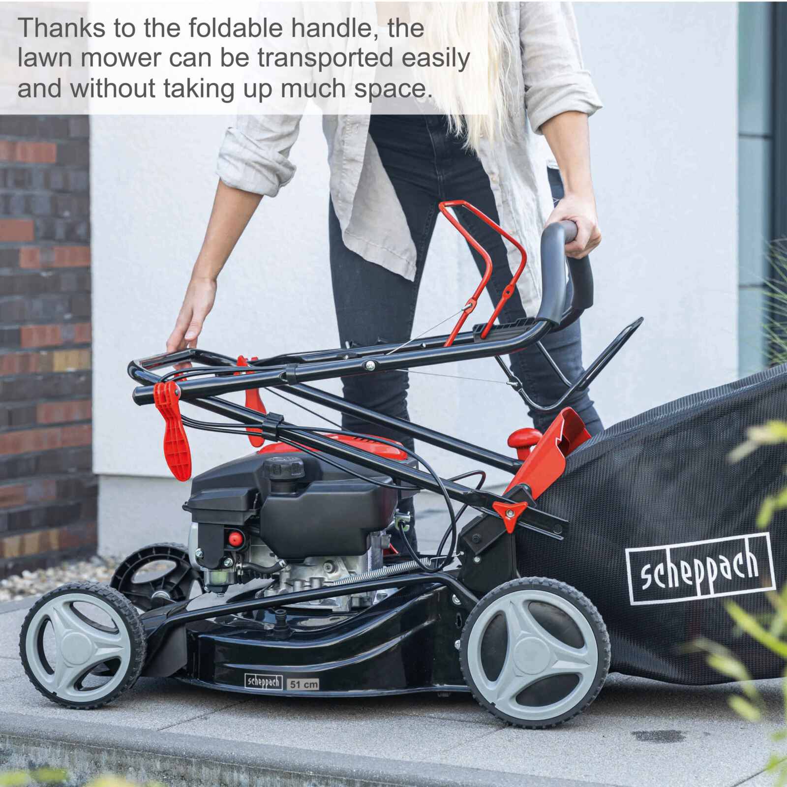 Cortacesped Profesional Autopropulsada | 18"| 150cc | 3.5HP | 4 Tiempos | Puesta en Marcha | - Scheppach - Vista 11