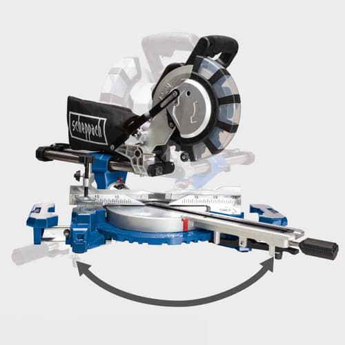 Ingleteadora Telescopica 10 + 2 Discos - Scheppach - Vista 12