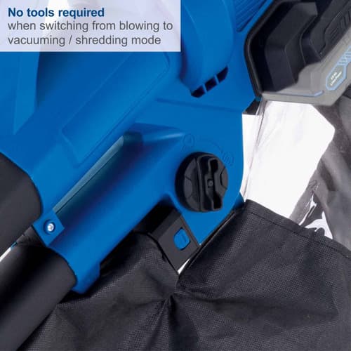 Soplador Aspirador de Hojas Inalámbrico Brushless 40V Scheppach - Vista 10