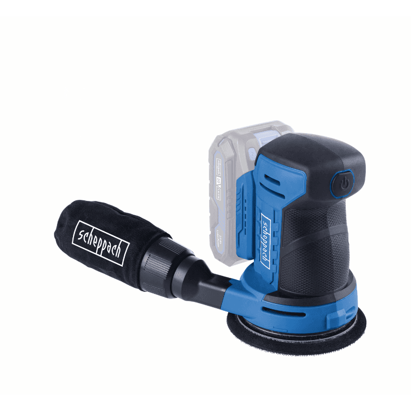 Lijadora Roto Orbital Inalámbrica 5" 20V Scheppach - Vista detalle