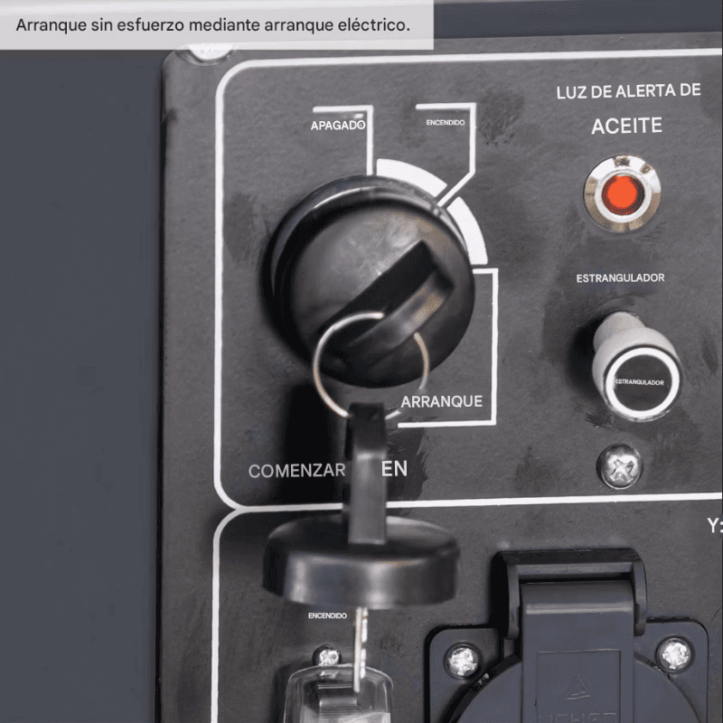 Generador Diésel 5000W Scheppach Black Edition - Trifásico y Monofásico, Arranque Eléctrico - Vista 18