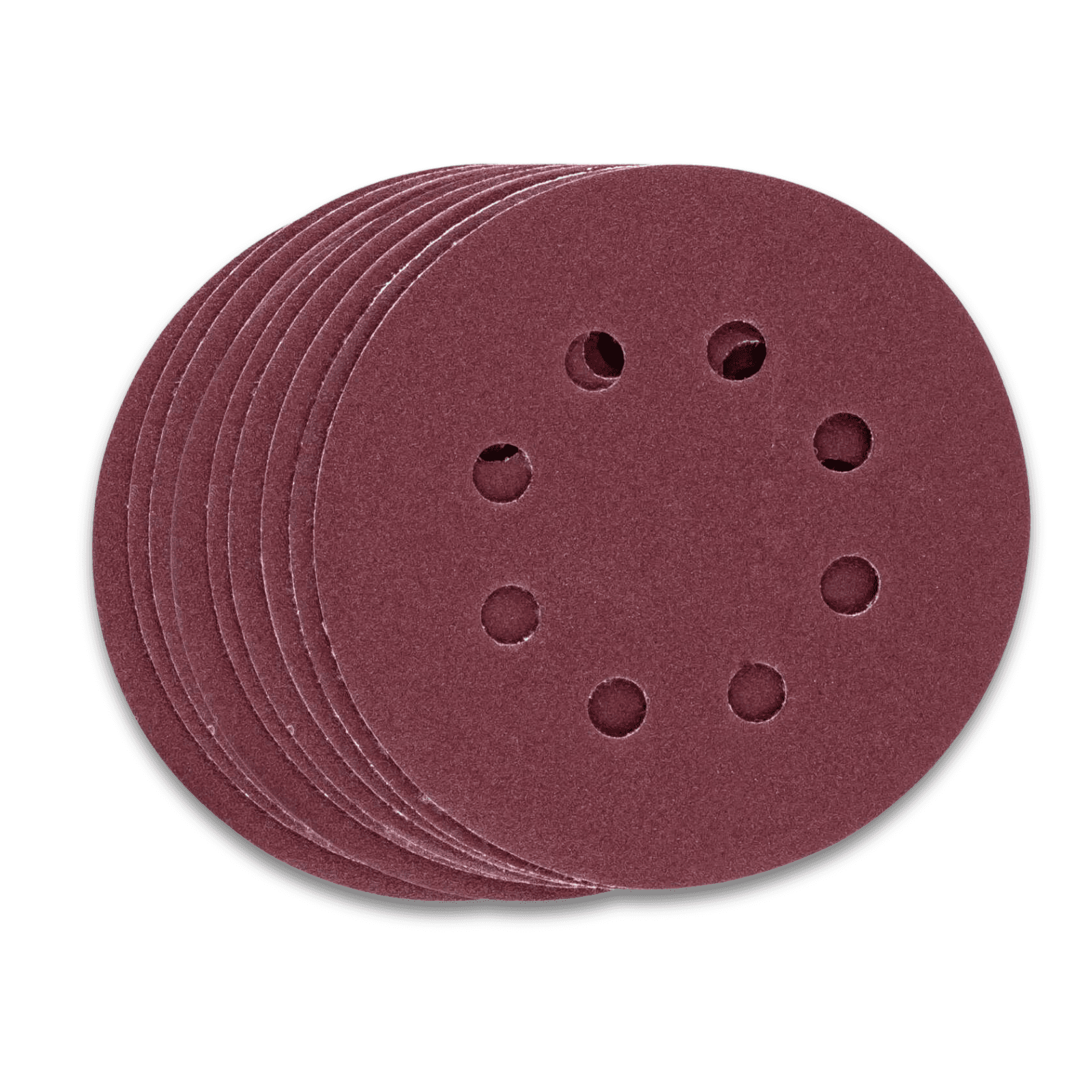 Set 9 Lijas para Lijadora Orbital 5" Scheppach - Vista frontal