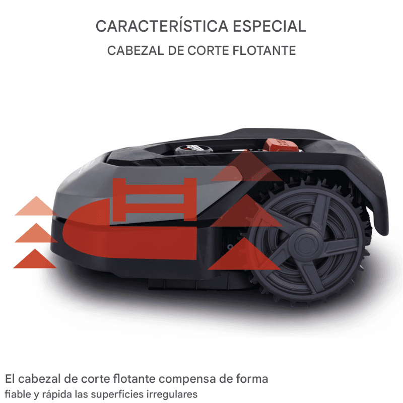 Robot Corta Pasto Cortacésped Scheppach 900m² - WiFi, Altura Regulable - Vista 13
