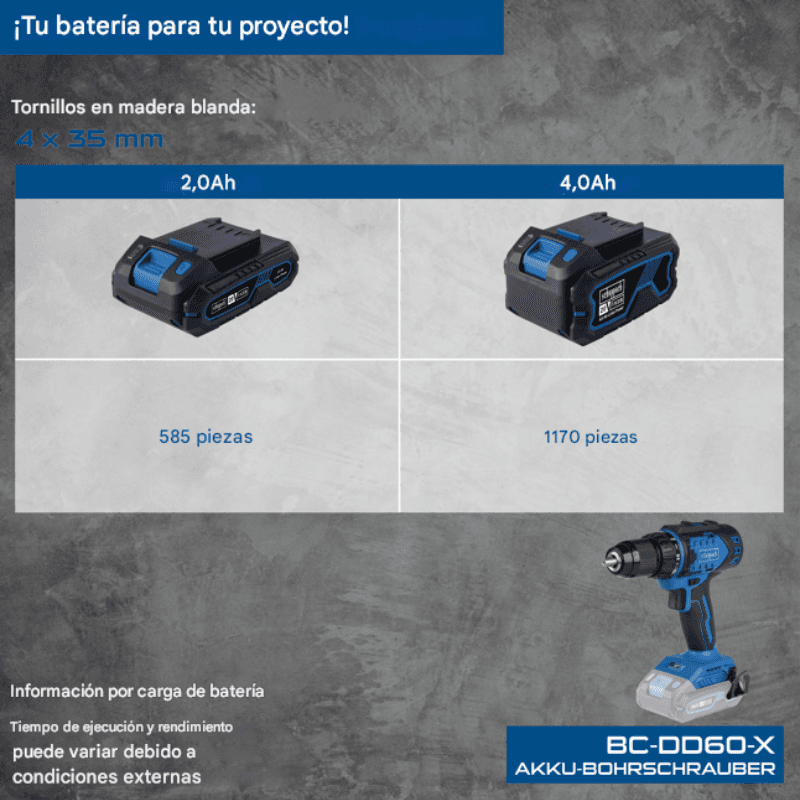 Sierra Circular Inalámbrica Brushless 20V Scheppach - 6 1/2" - Vista 10