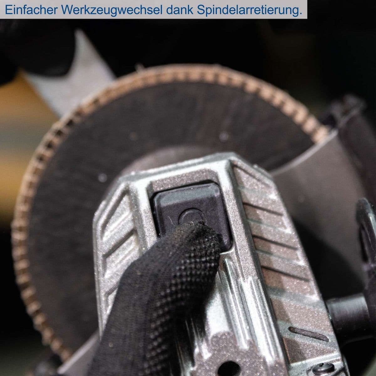 Esmeril Angular Inalámbrico 5" Brushless 20V Scheppach - Batería y Cargador Incluidos - Vista 9