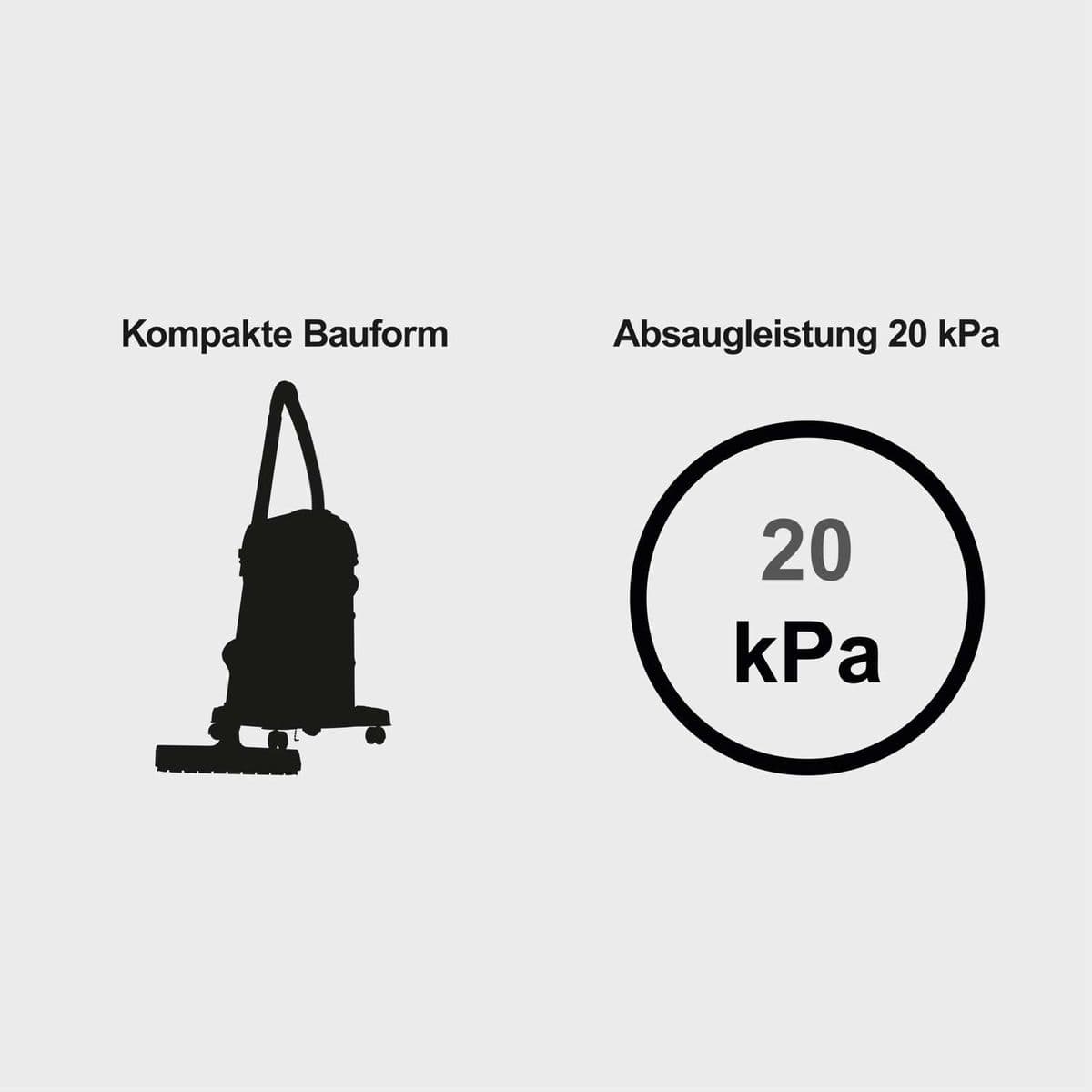 Aspiradora Seco y Húmedo 1200W Tanque 30L Scheppach Black Edition - Vista 9