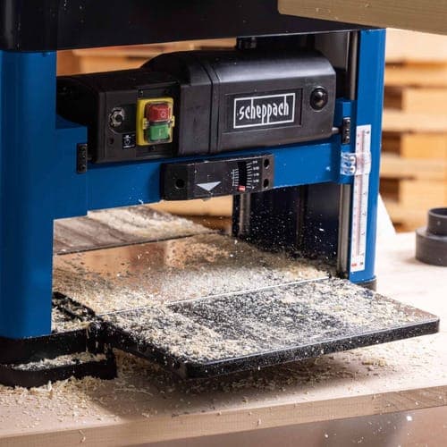 Cepilladora De Banco 12 1500w Pro - Scheppach - Vista detalle