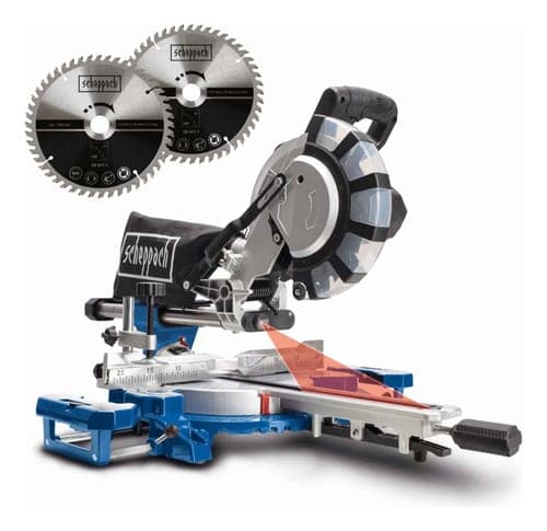 Ingleteadora Telescopica 10 + 2 Discos - Scheppach