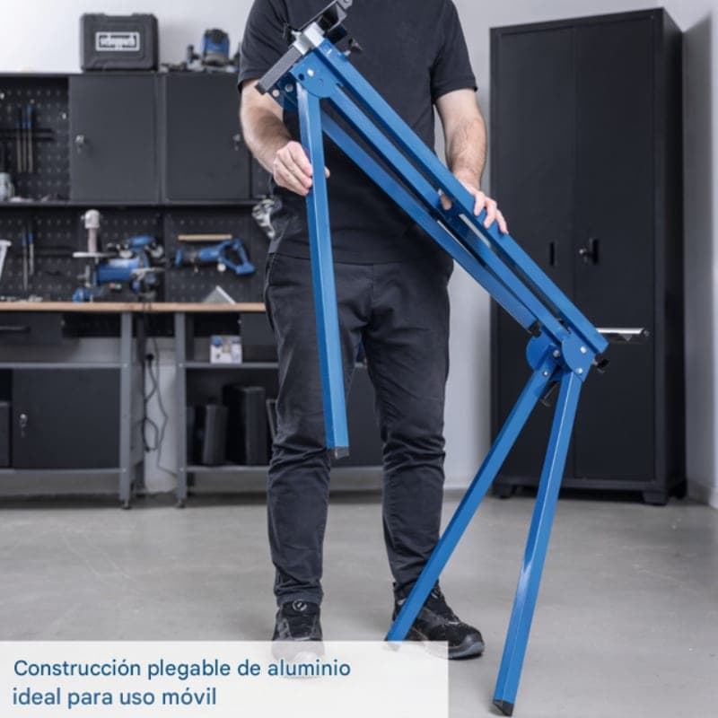 Mesa Soporte para Sierras Ingletadoras UMF1550 Scheppach - Vista lateral