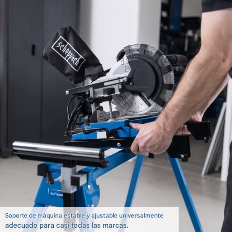 Mesa Soporte para Sierras Ingletadoras UMF1550 Scheppach - Vista accesorios