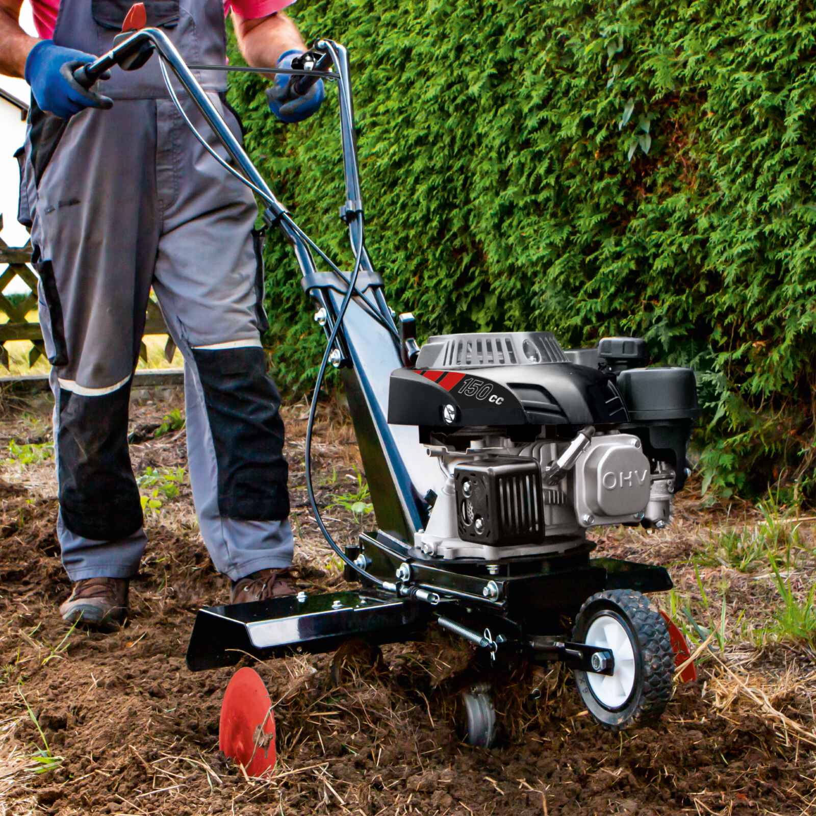 Motocultivador MTP560 | 3,7HP | 4 Tiempos | - Scheppach - Vista detalle