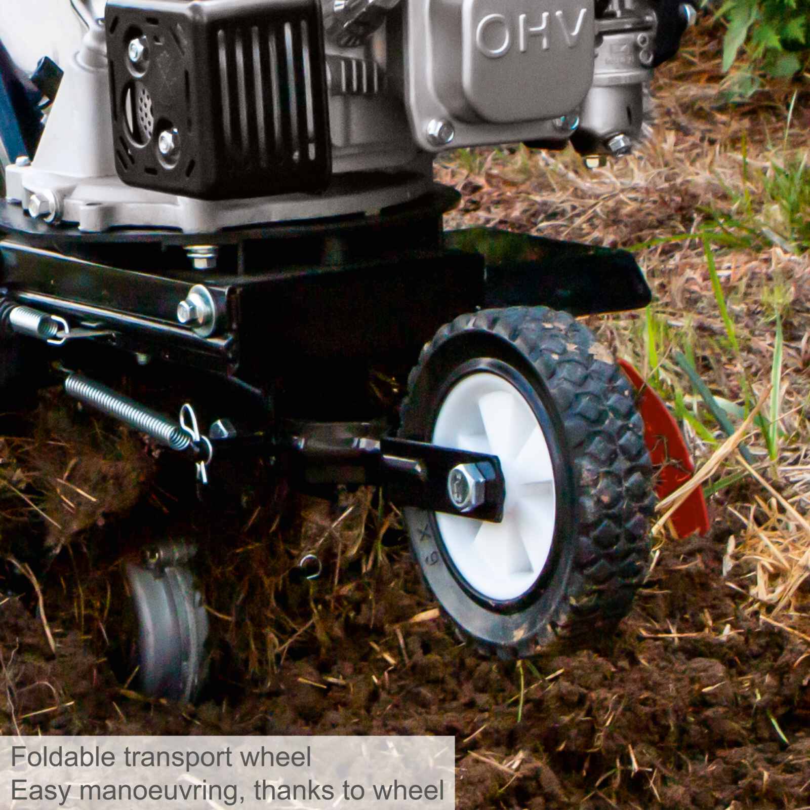 Motocultivador MTP560 | 3,7HP | 4 Tiempos | - Scheppach - Vista uso