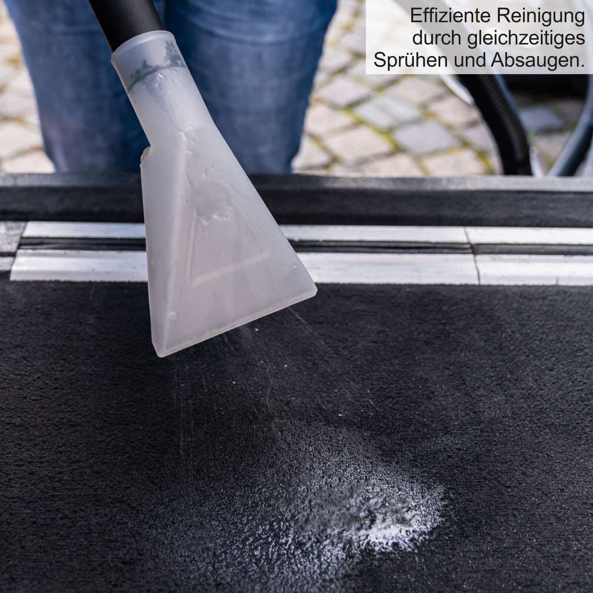 Aspiradora Lava-Alfombras 5 en 1 CUC20-BE Scheppach Black Edition - 1600W - Vista 10