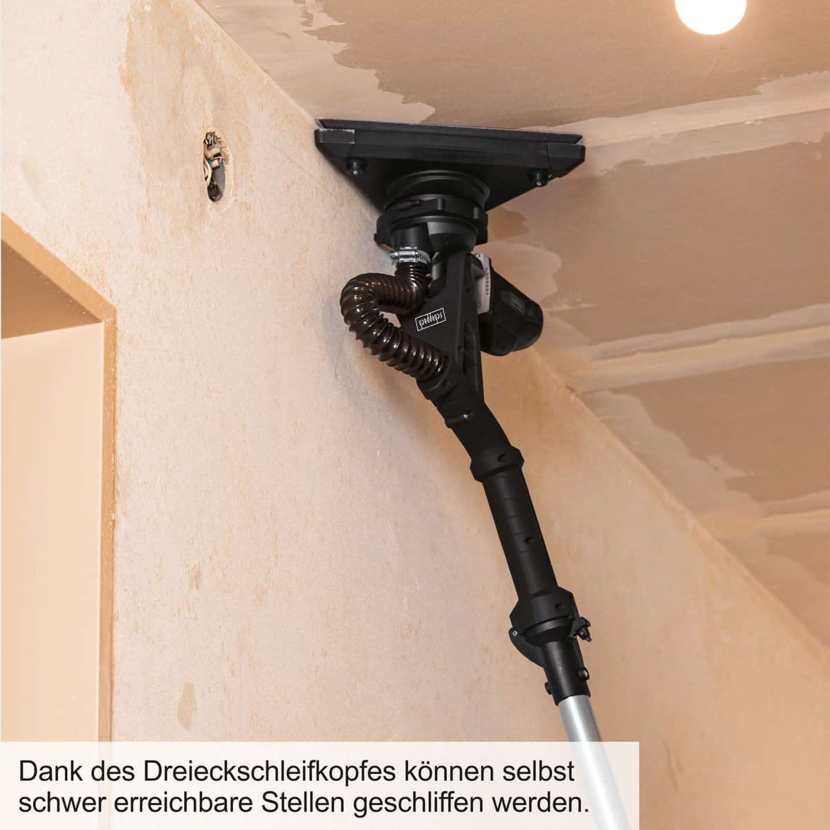 Lijadora de Pared y Techo 710W Scheppach Black Edition - Velocidad Variable, 2 Cabezales - Vista 10
